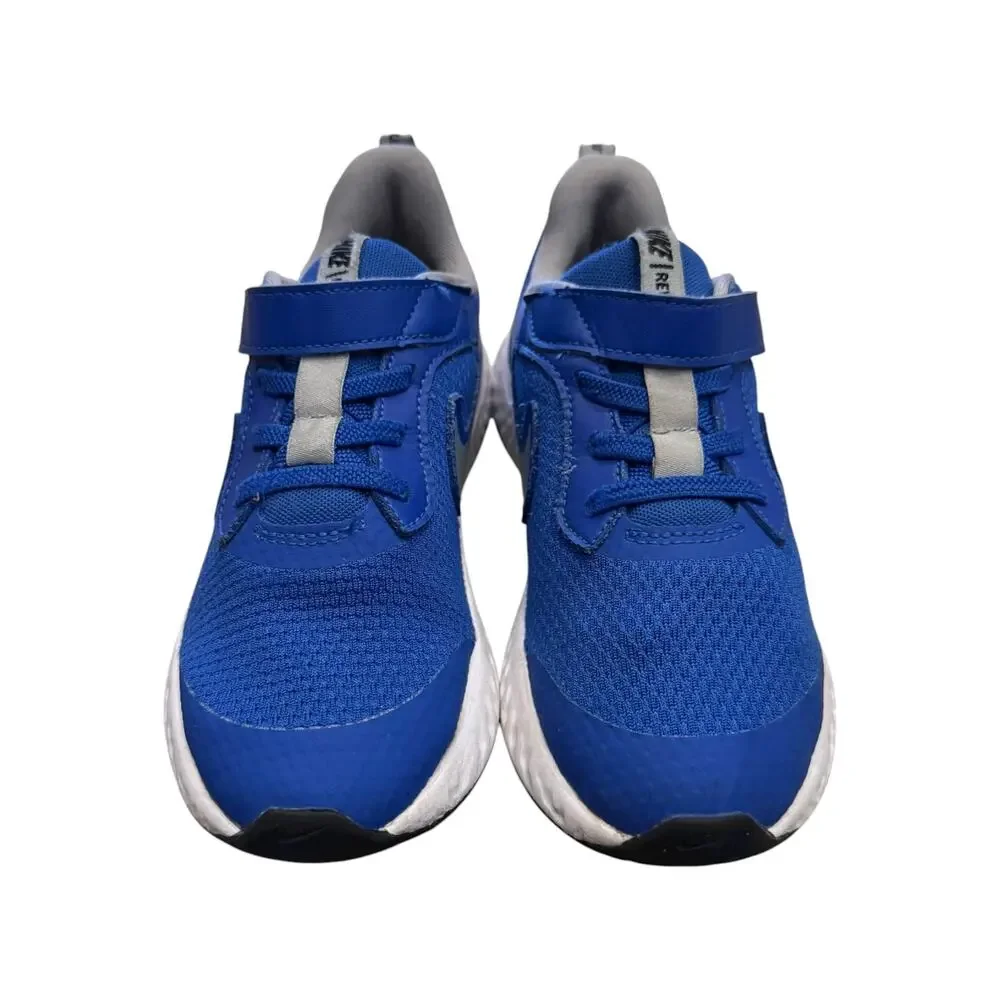 Nike Revolution 6 FlyEase Blue Running Sneakers Youth 1Y BQ5672-403